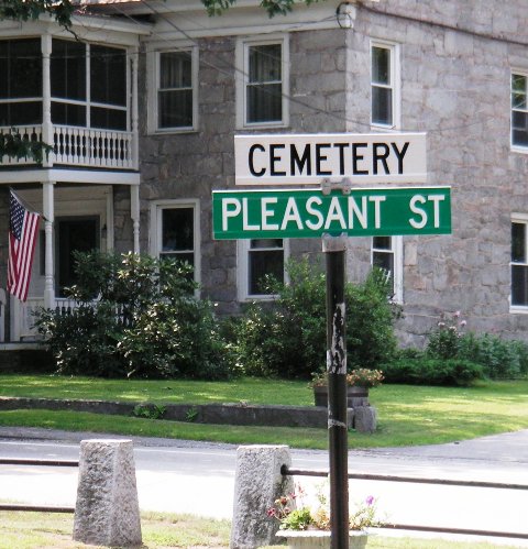 street signs, Marlborough, NH, 26Jul06
